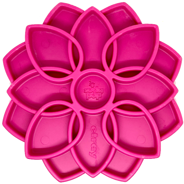 Mandala Feeding Tray — Pink
