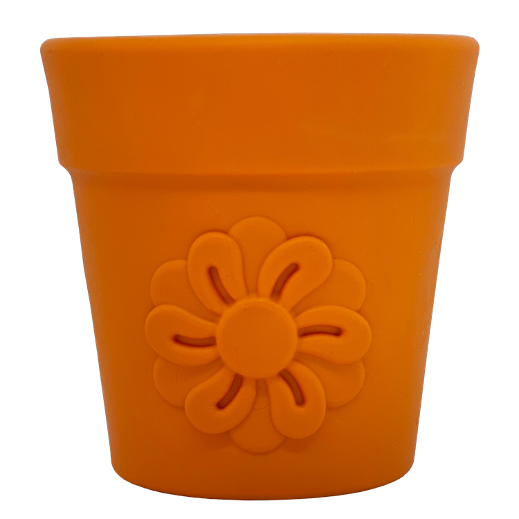 Flower Pot Treat Cup — Terra Cotta