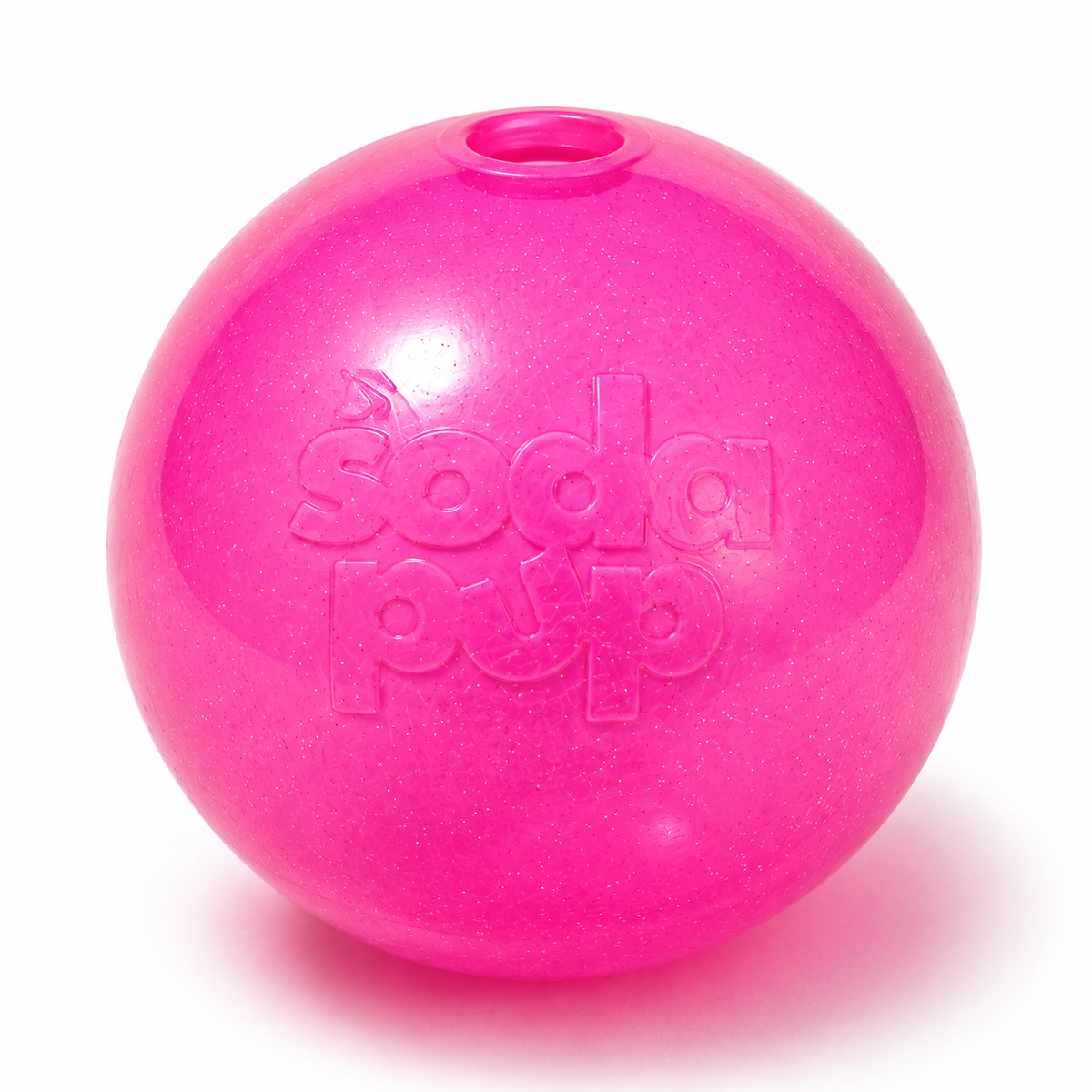 Glitter Fetch & Treat Ball — Pink Glitter