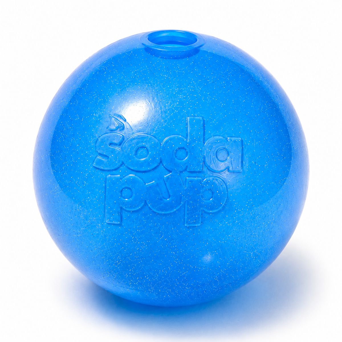 Glitter Fetch & Treat Ball — Blue Glitter