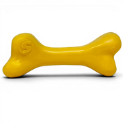Floating Rubber Chew Bone — Large / Yellow
