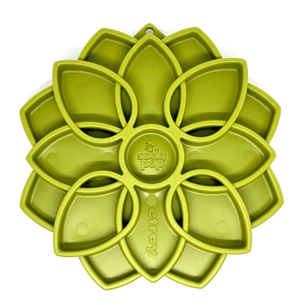 Mandala Feeding Tray — Green