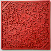 Bones Lick Mat — Red