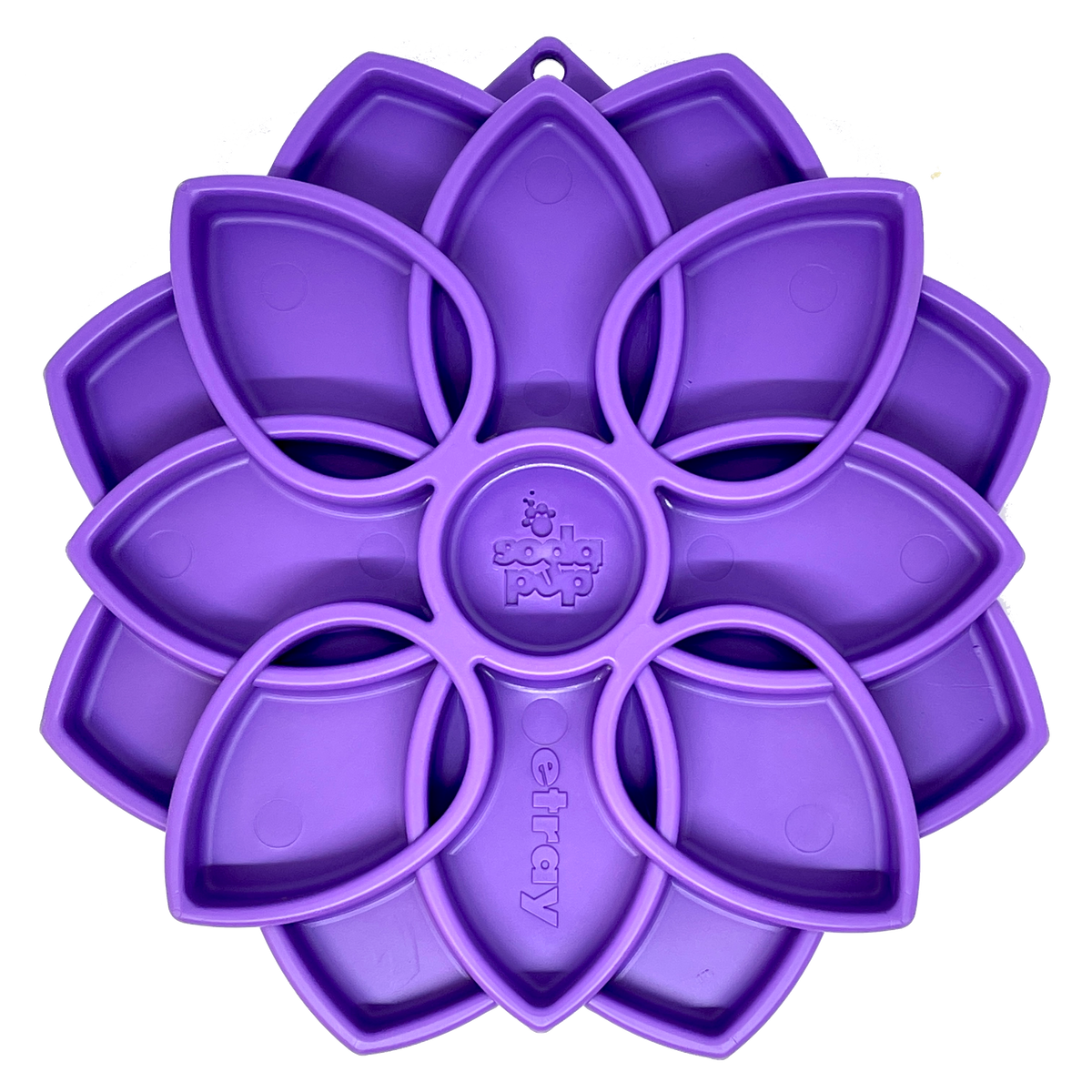 Mandala Feeding Tray — Purple