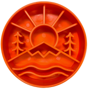 Great Outdoors Slow Feeder Bowl — Orange