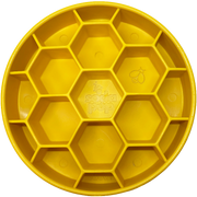 Honeycomb Slow Feeder Bowl — Yellow