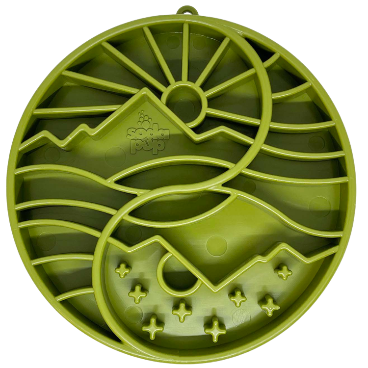 Sun & Moon Feeding Tray — Green