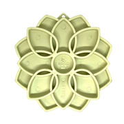 Mandala Soft Feeding Tray — Pastel Green