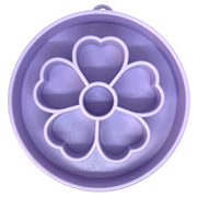 Flower Slow Feeder Bowl — Pastel Purple