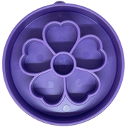 Flower Slow Feeder Bowl — Purple