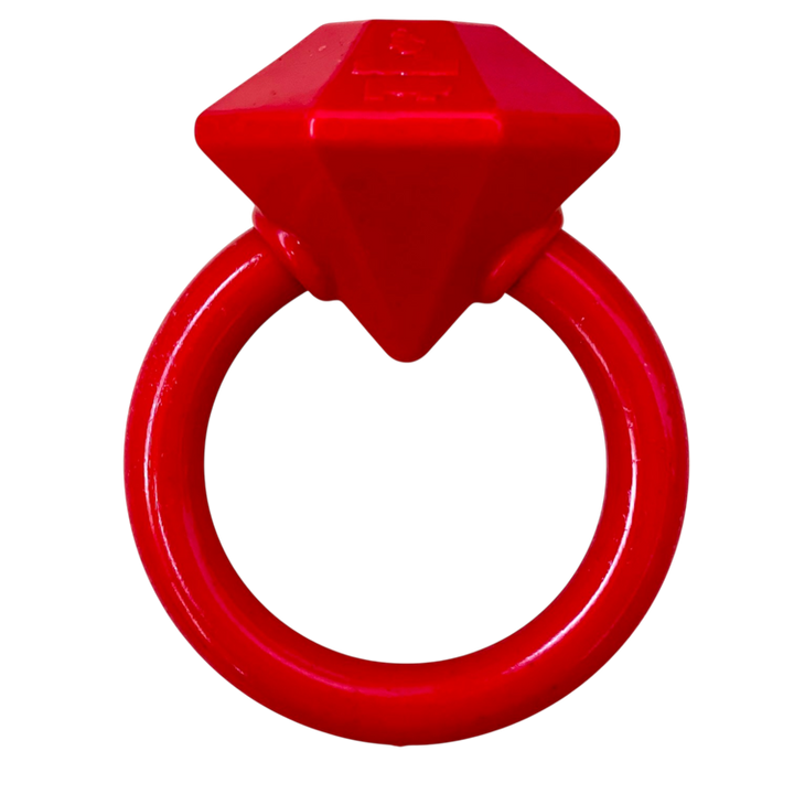 Diamond Puppy Teething Ring