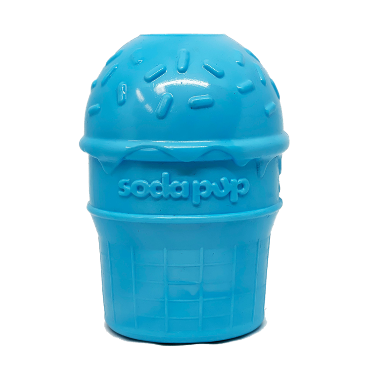 Ice Cream Cone Treat Toy — Large / Blue