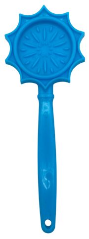 Handheld Lick & Training Stick — Flower / Light Blue