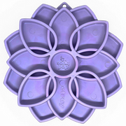 Mandala Soft Feeding Tray — Pastel Purple
