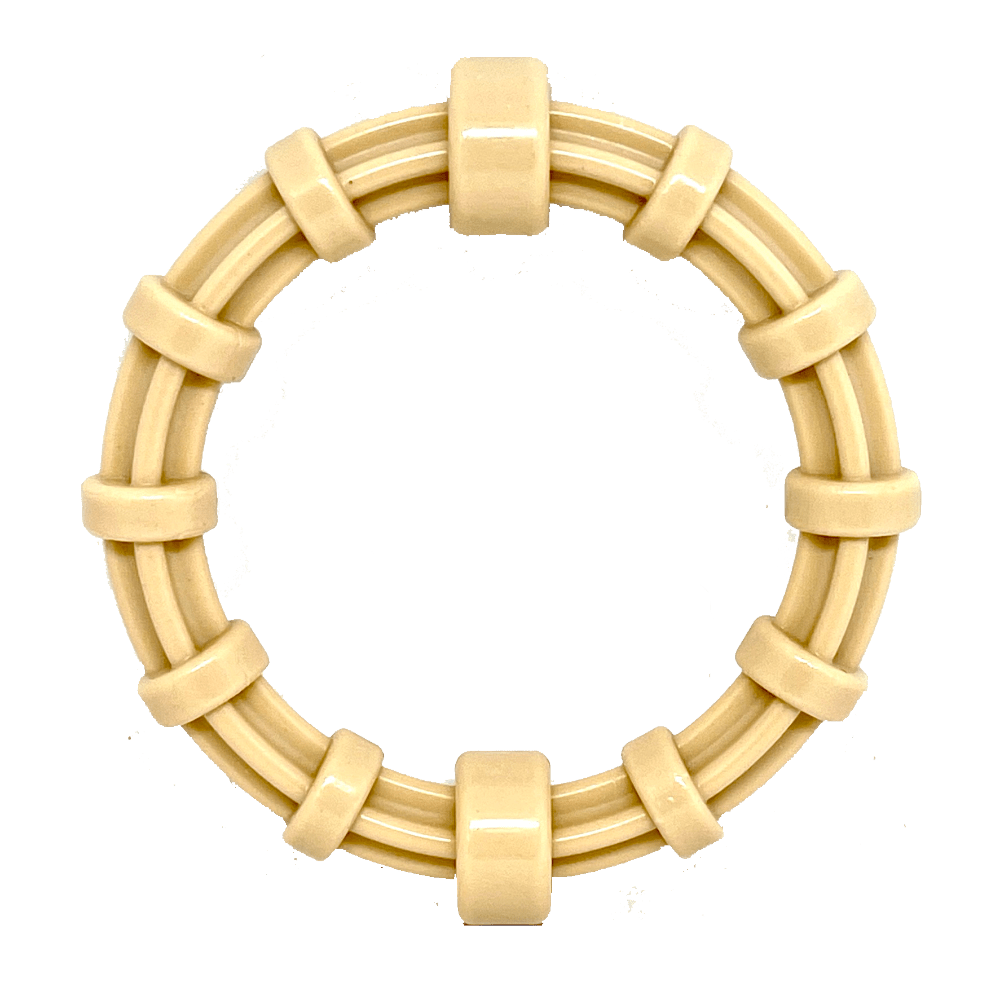 Chicken-Flavored Puppy Teething Ring — Honey Bone Nylon Teething Ring