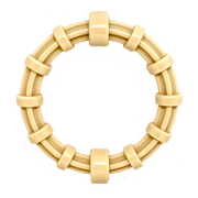 Chicken-Flavored Puppy Teething Ring — Honey Bone Nylon Teething Ring