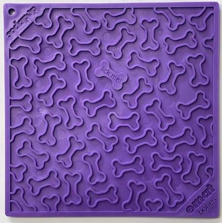 Bones Lick Mat — Purple