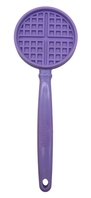 Handheld Lick & Training Stick — Waffle / Pastel Purple
